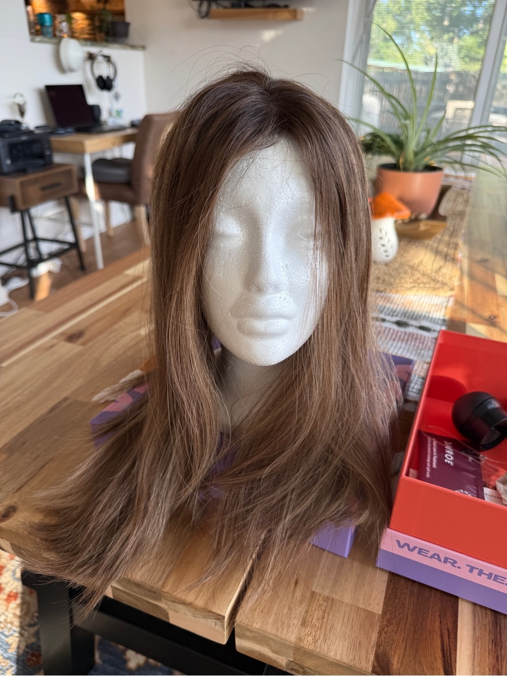 Lusta Brown Sugar Human Hair Lace Topper 18 inches